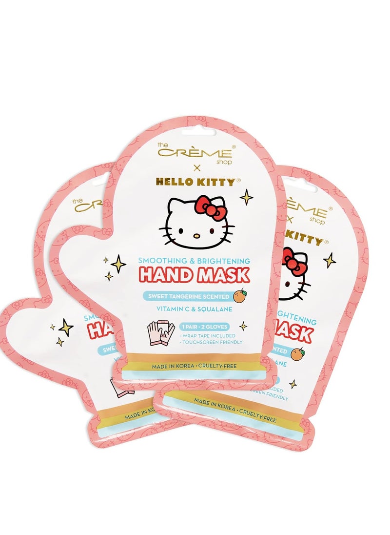 The Crème Shop x Hello Kitty Hand Mask - Vitamin C & Squalane (3 Pack)