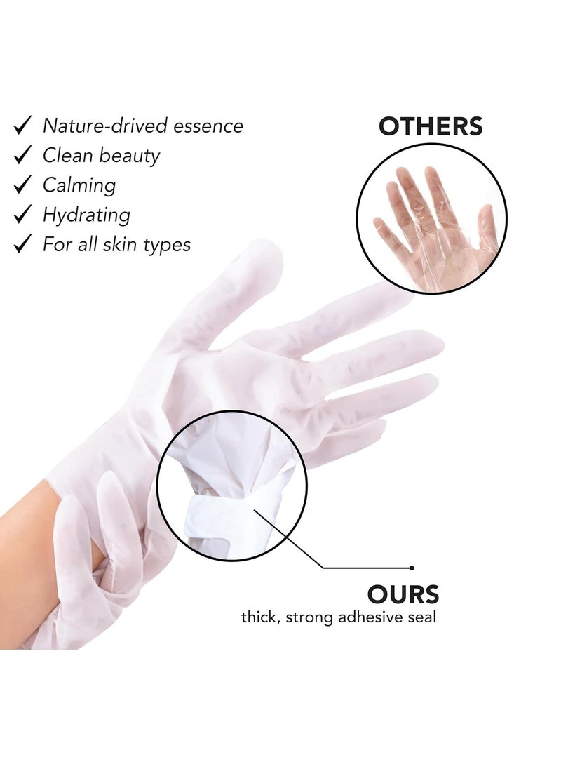 Original Derma Beauty Hand Mask 6 Pairs Moisture-Boosting Shea Butter + Intense Hydration Avocado Hand Moisturizing Mask Gloves (Assort #2) Hand Care Soothing Gloves Hand Repair Gloves