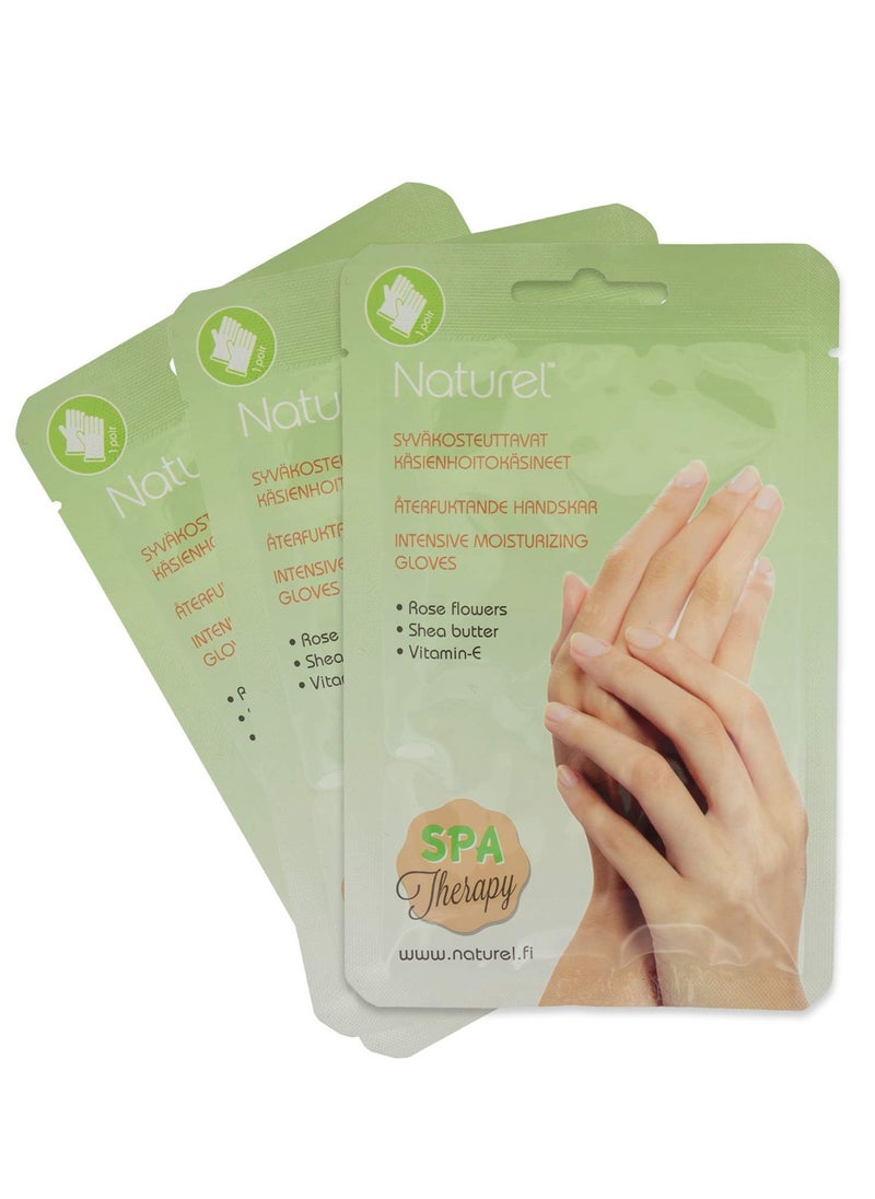 Hand Mask For Dry Hands - Rich Korean Moisturizing Gloves & Shea Butter Spa Treatment - 3 set