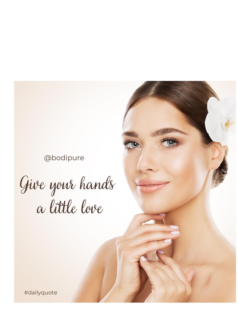 Bodipure Premium Hand Mask Keratin Gloves | Moisturizing Gloves for Dry Hands & Nail-Strengthening & Cuticle Softening | Spa Experience at Home | Chemical Free & For All Skin Types | 12 Pairs