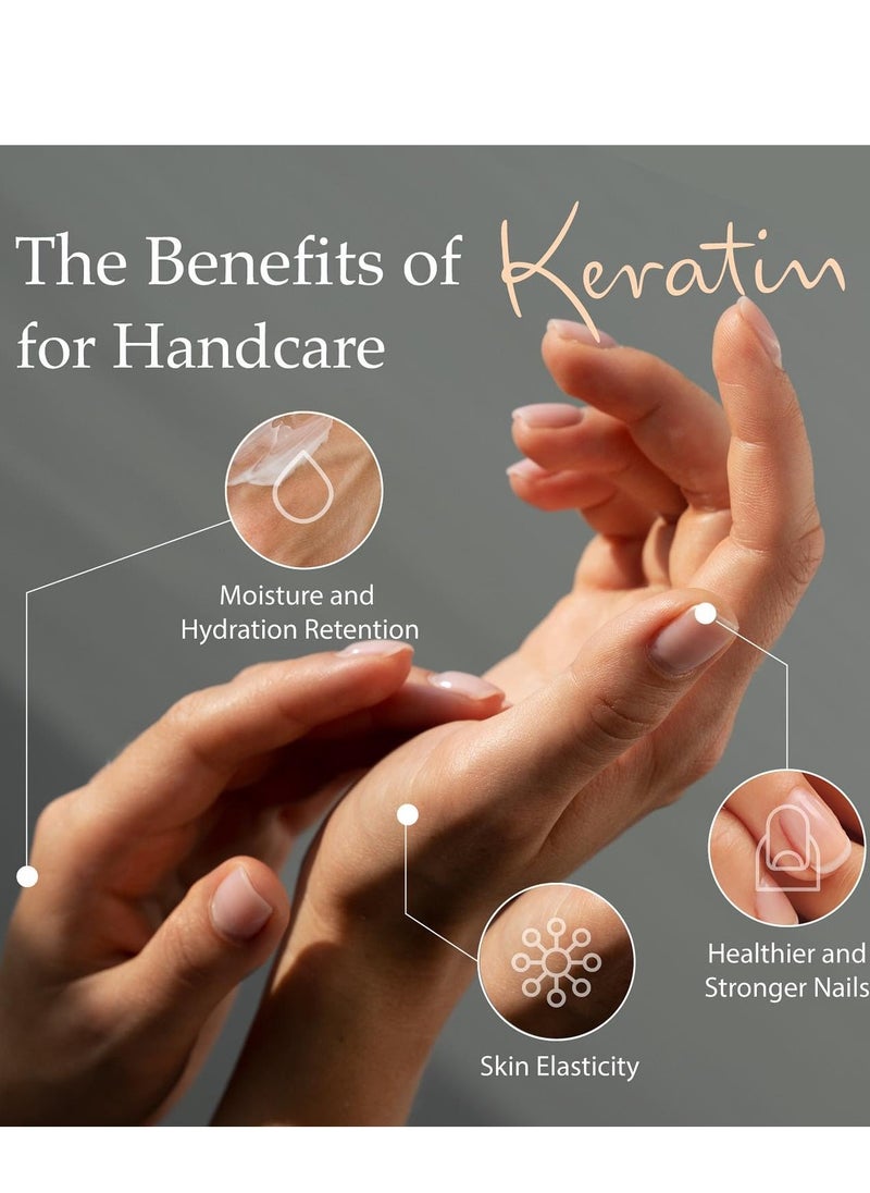 Bodipure Premium Hand Mask Keratin Gloves | Moisturizing Gloves for Dry Hands & Nail-Strengthening & Cuticle Softening | Spa Experience at Home | Chemical Free & For All Skin Types | 12 Pairs