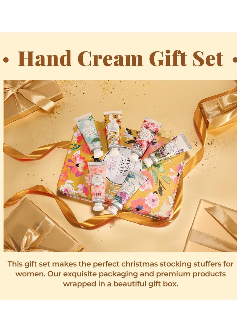 Hand Cream Gift Set - Hand Cream for Women, Hand Lotion Set for Dry Cracked Hands, Holiday Gift for Mother's Day Valentine's Day Christmas, Travel Size Hand Lotion for Women. 6 x 1.0 oz/30ml