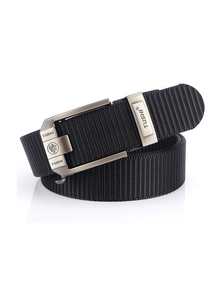 Male daily nylon automatic belt Colour:Black Body:Standard