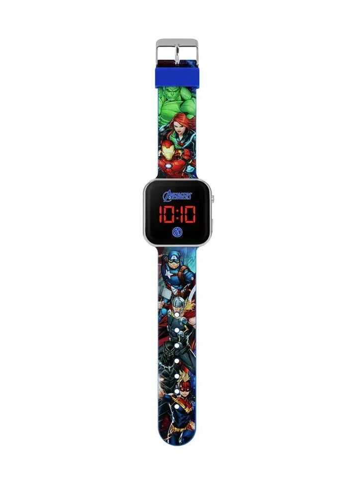 Marvel Avengers Kid's Digital Silicone Strap Watch