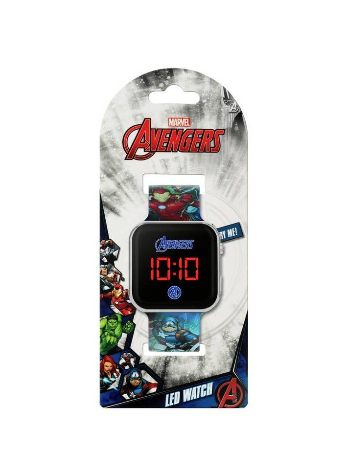 Marvel Avengers Kid's Digital Silicone Strap Watch