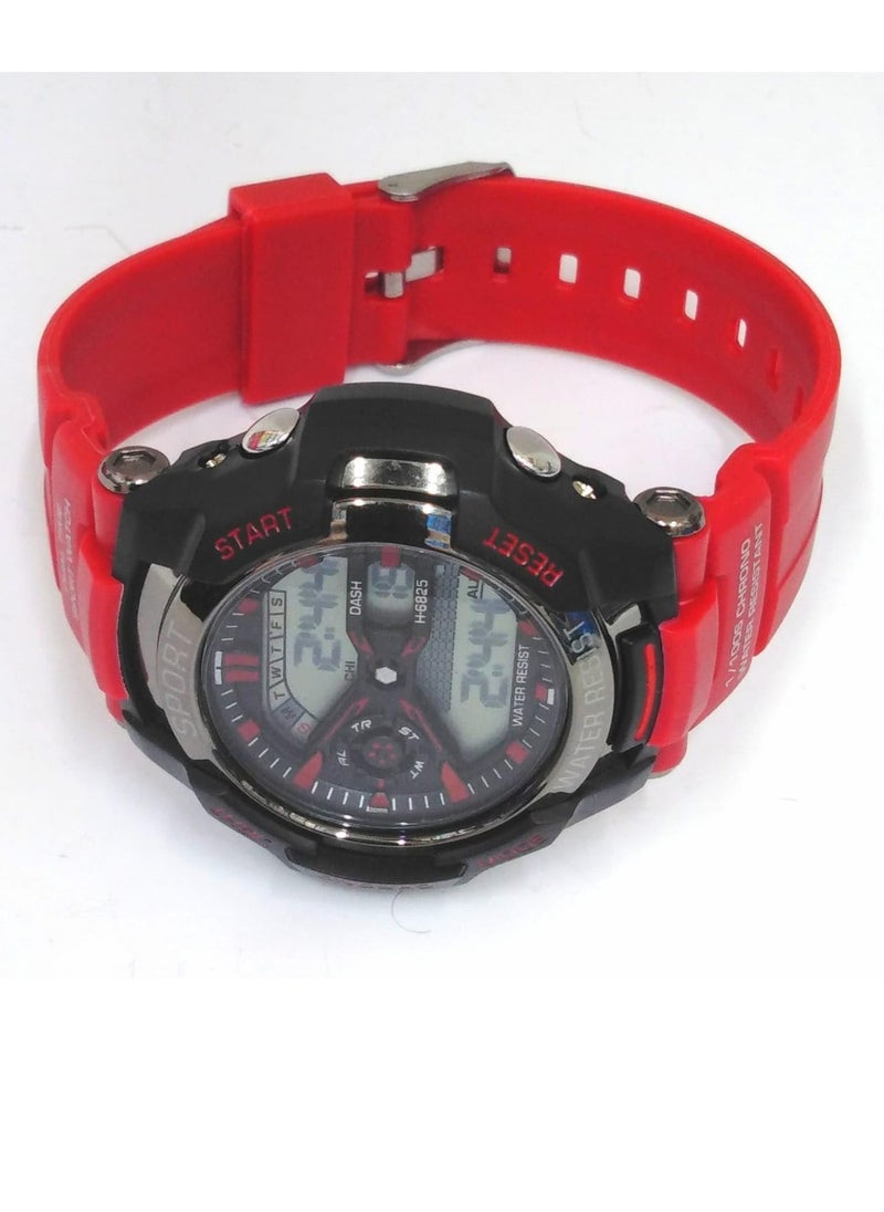 Digital Sports Watches, Assorted Colors, Set of 5