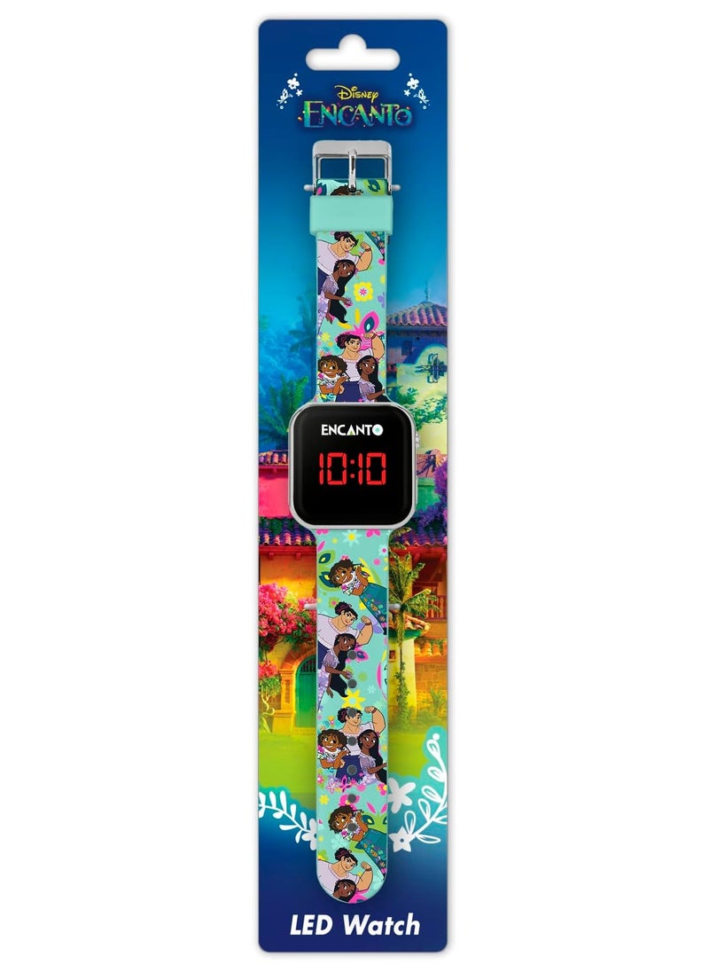 Encanto LED Watch with Printed Character Strap For Girls