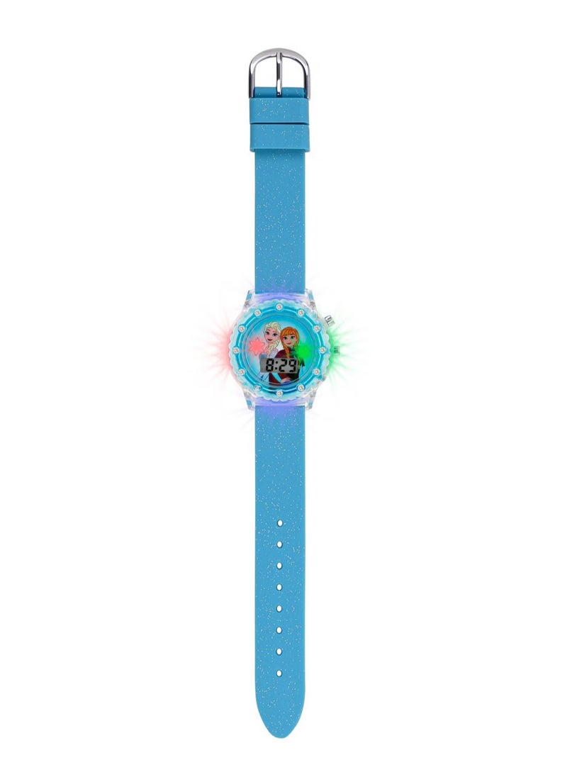 Disney Frozen Girls Digital Watch with Rubber Strap