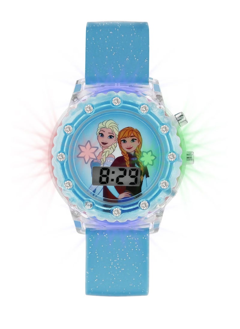 Disney Frozen Girls Digital Watch with Rubber Strap