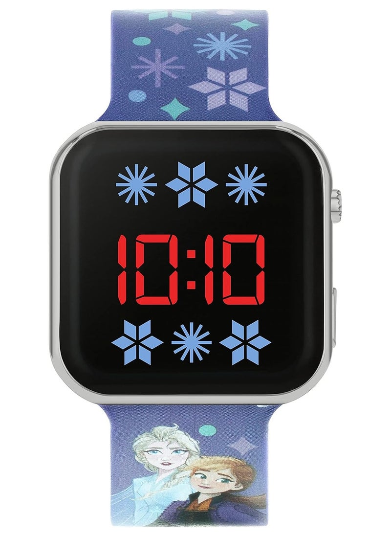 Disney Frozen Girls Analog Quartz Watch with Silicone Strap