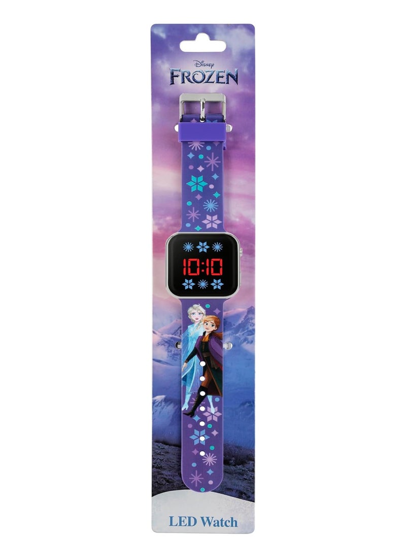 Disney Frozen Girls Analog Quartz Watch with Silicone Strap