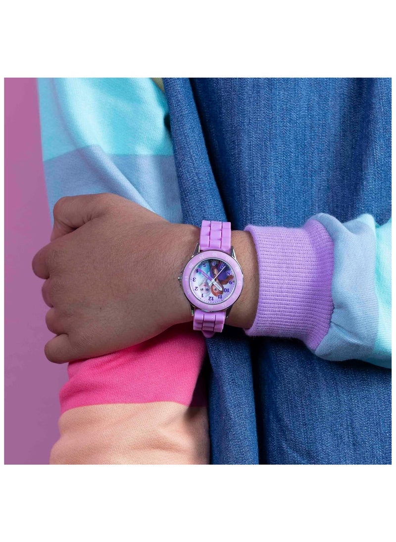 Disney Frozen 2 Purple Silicon Strap Watch For Girls