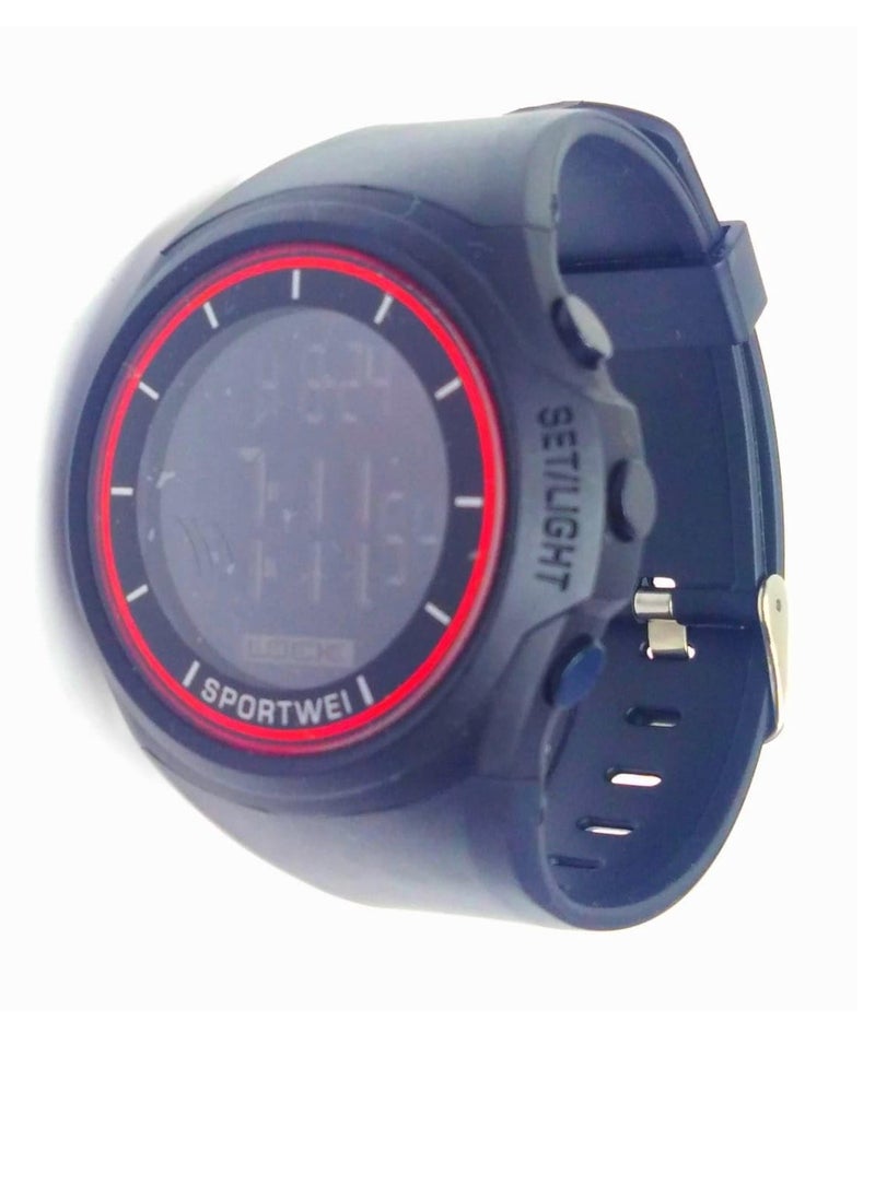 Digital Sports Watches, Assorted Colors, Set of 5