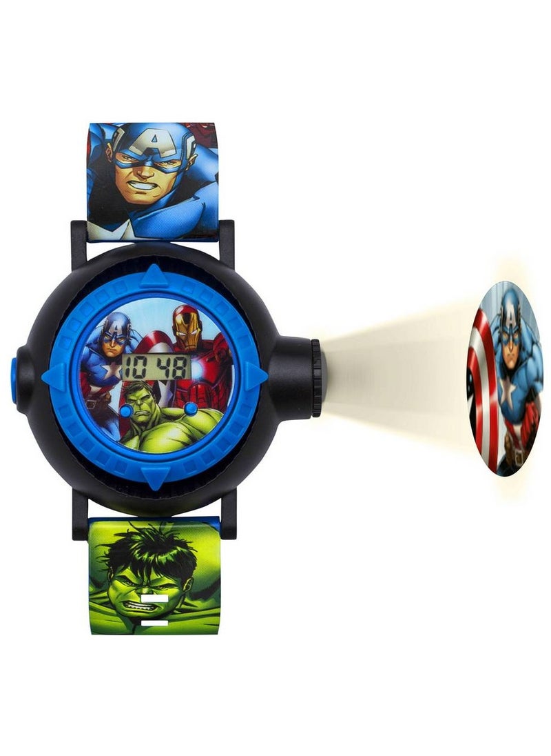 Avengers Quartz Digital Dial Rubber Strap Boys Watch