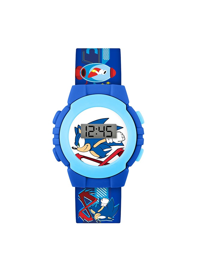 Boys Digital Round Shape Plastic Wrist Watch - SNC4316 - 32 Millimeter