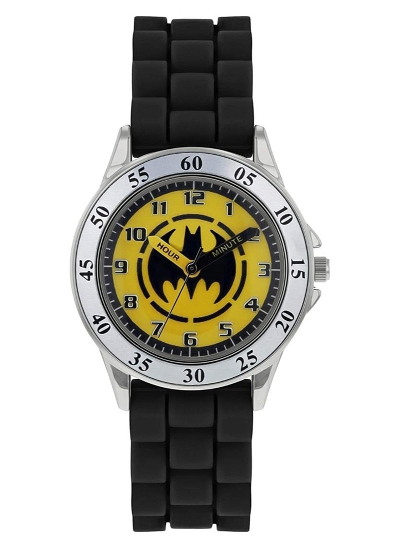 Batman  Analogue Quartz Watch with Rubber Strap