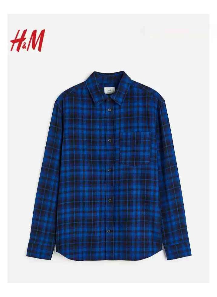 HM Autumn New Fashionable Casual Loose Long Sleeved Shirt