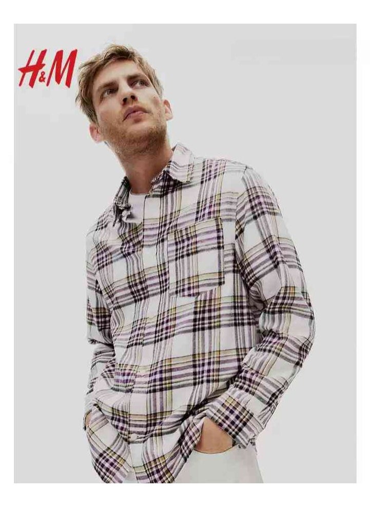 HM Autumn New Fashionable Casual Loose Long Sleeved Shirt