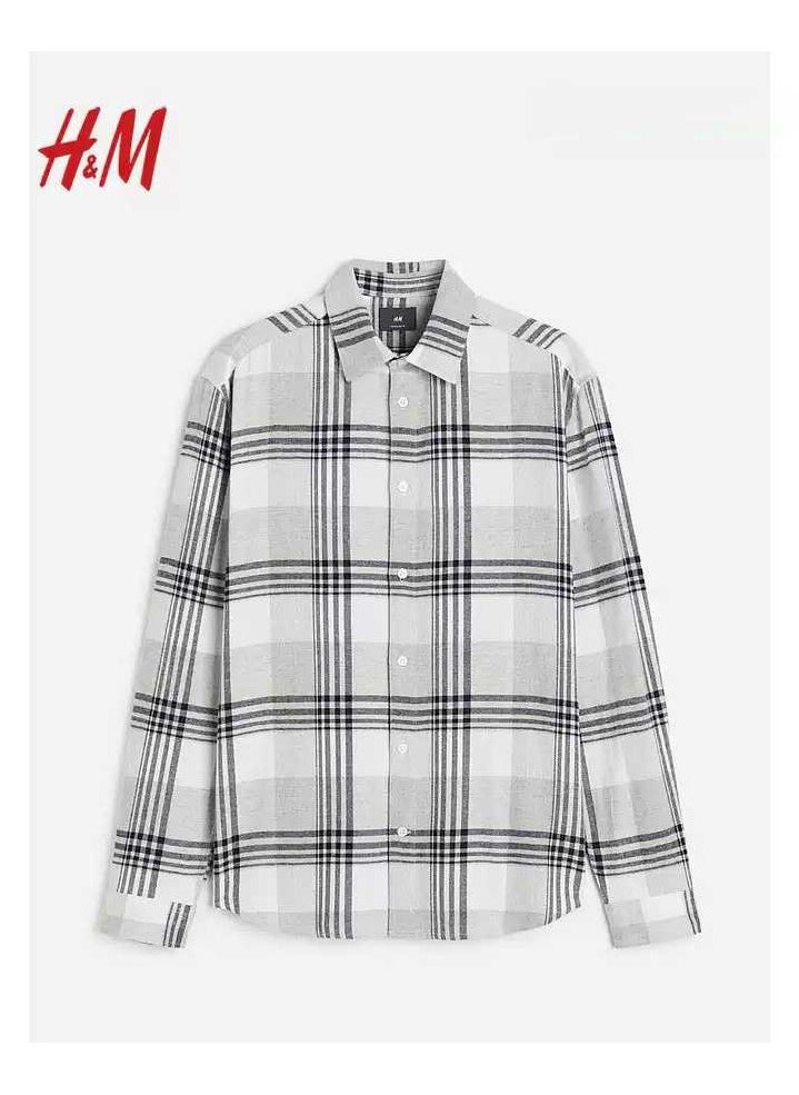 HM Autumn New Fashionable Casual Loose Long Sleeved Shirt