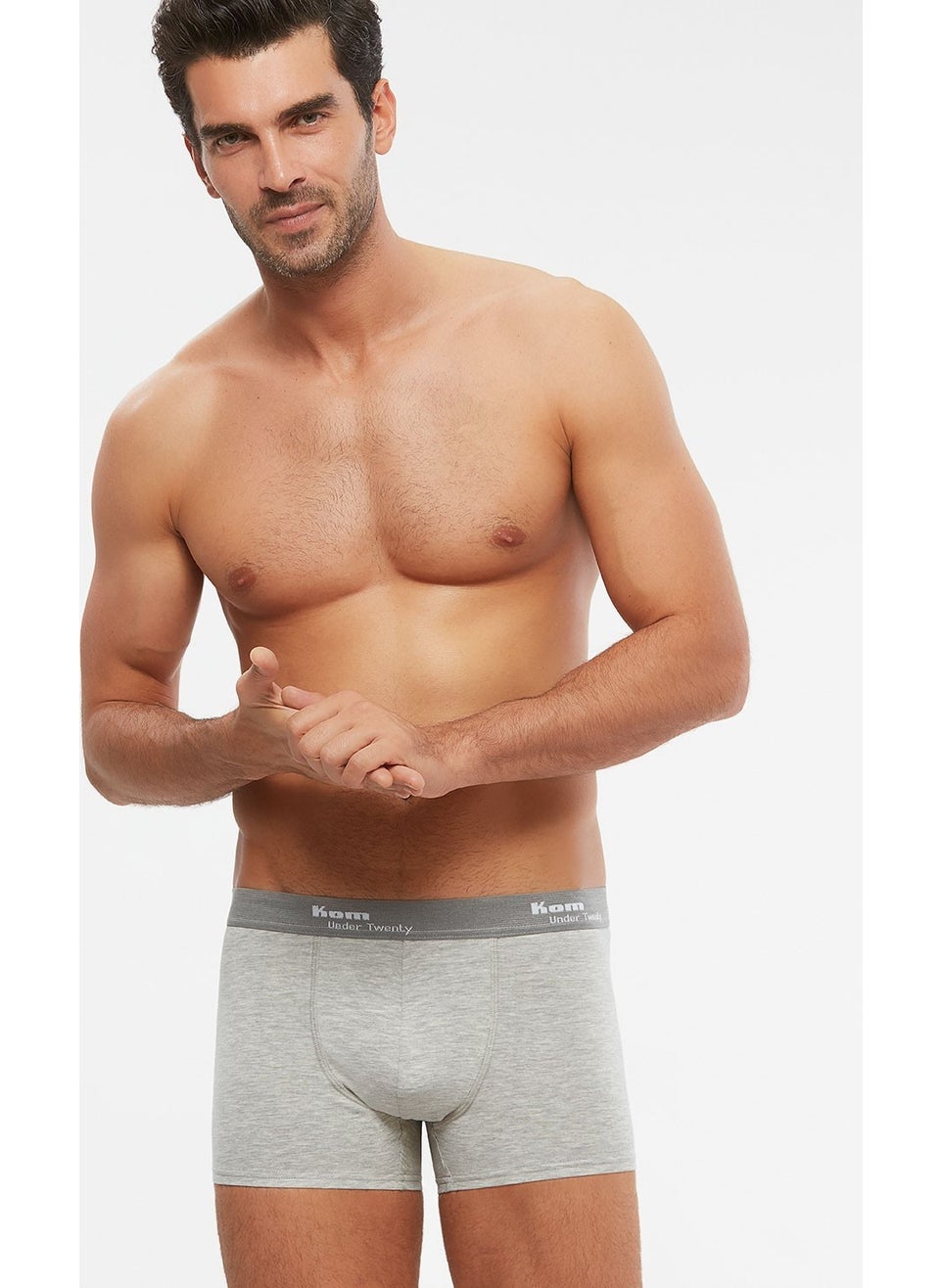 Men's Combed Cotton Lycra Compact Tight Boxer 2-pack