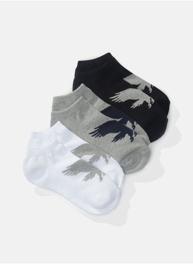 AEO Low Cut Eagle Socks 3-Pack