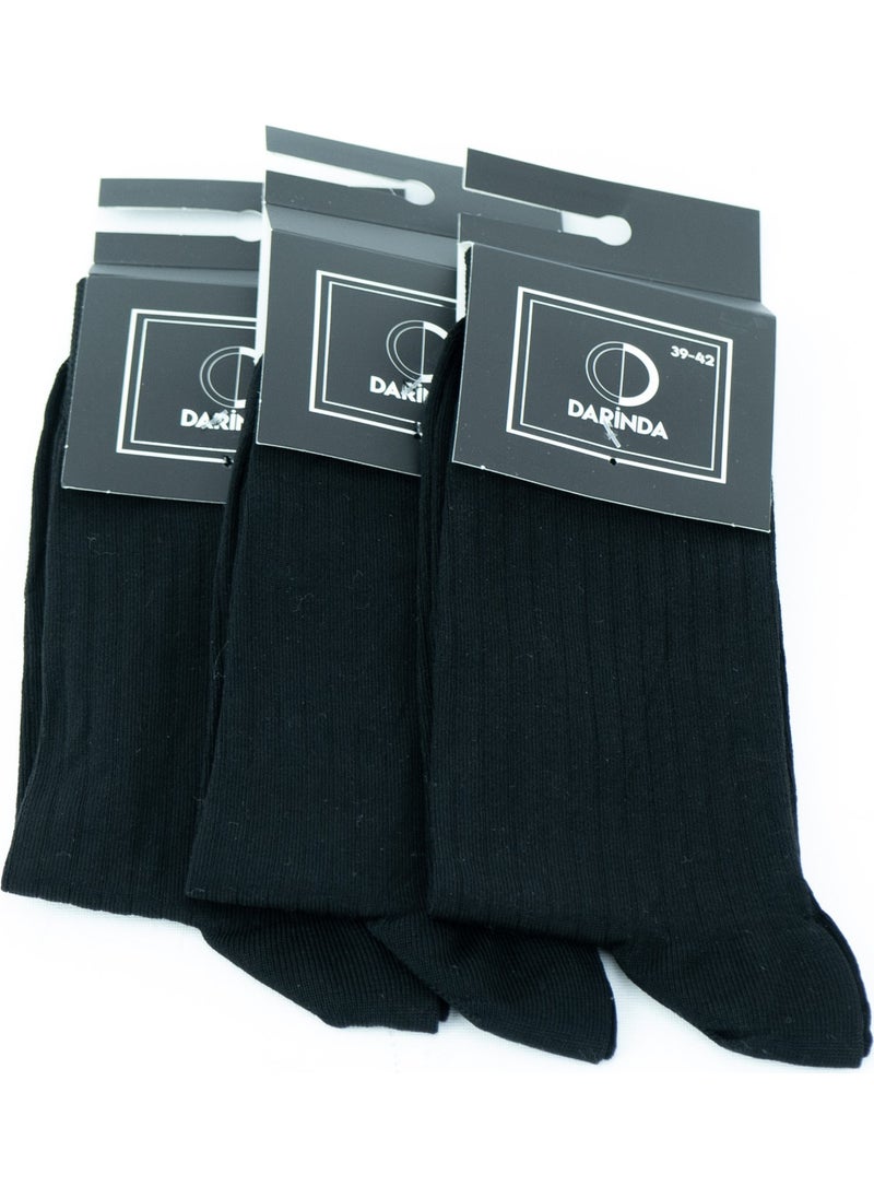 Men's Solid Color Lycra Comfortable Seamless Toe Heel and Toe Reinforced Anti-pilling Anti-lint Micron Socks 3 Pcs