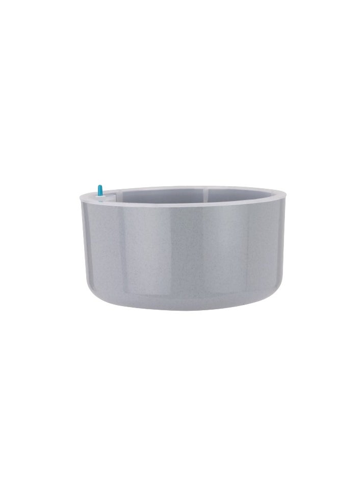 Sigma Self Watering Plant Pot Circle Shape - Stone Grey Color