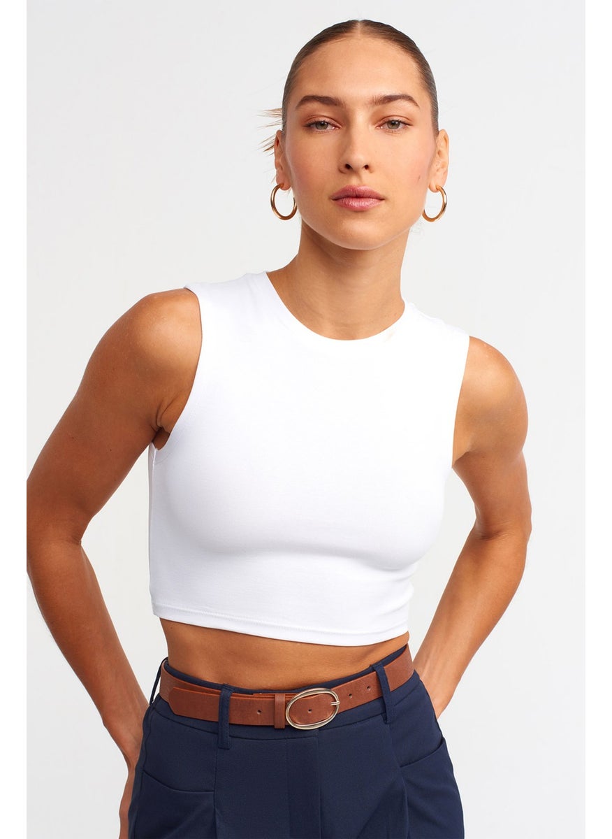 Women's Cotton Crop Top T-Shirt - 30125