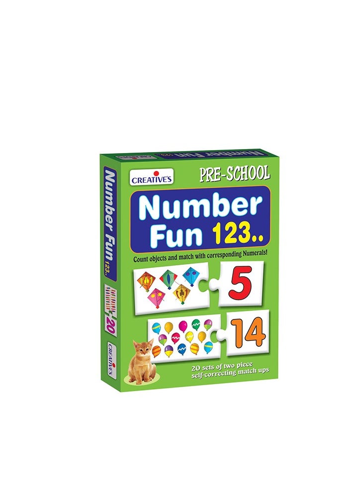 Creative's Number Fun 123...| Count & Learn Numbers 1 to 20 | Learn numbers & how to count | Number recognition | Early Learning | Creative's Pre-school games | Ages 4 & up