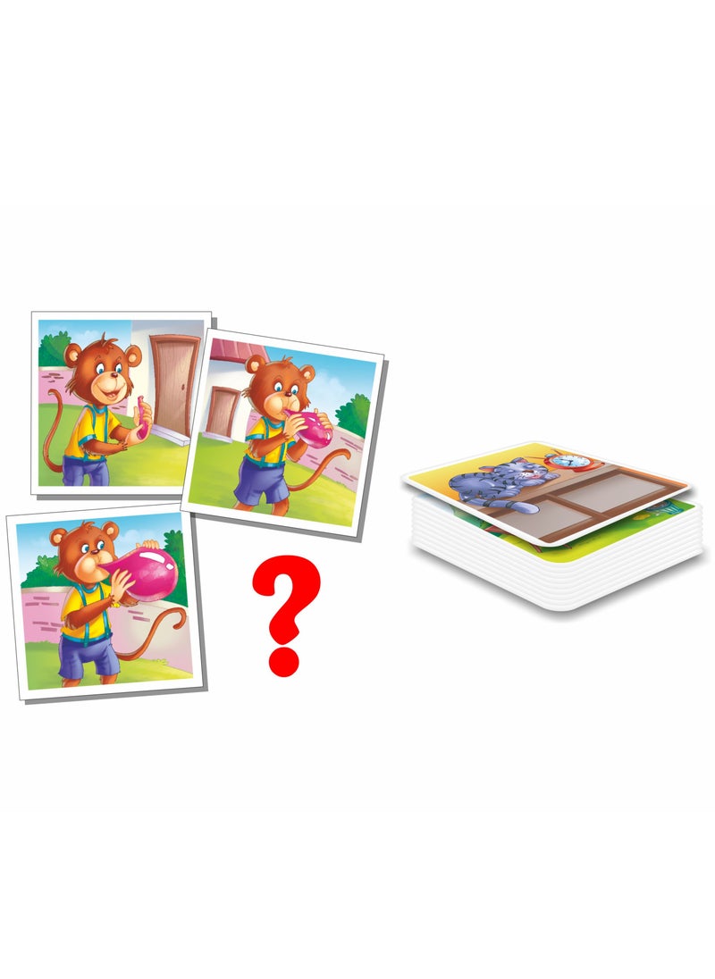 Creative's What's Next -1| A Memory Game to Develop Logical Thinking & Story Telling | Sequence Cards| Pre-School Games | Learning & Educational | What's Next Series for Ages 4 & Up