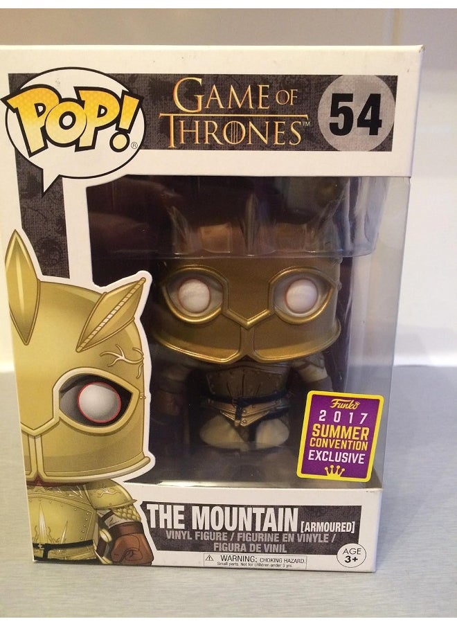 SDCC 2017 Exclusive Game of Thrones The Mountain Armoured POP Vinyl Figure