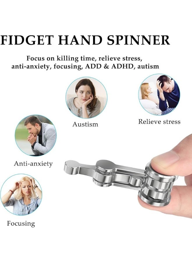 The Third Generation Anti-Anxiety Fidget Spinner, Fidget Hand Toys Focus Finger Spinning Toy for Kid and Adult Relieving Stress Boredom ADHD Autism