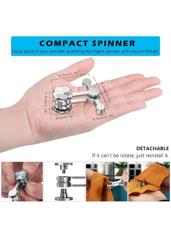 The Third Generation Anti-Anxiety Fidget Spinner, Fidget Hand Toys Focus Finger Spinning Toy for Kid and Adult Relieving Stress Boredom ADHD Autism