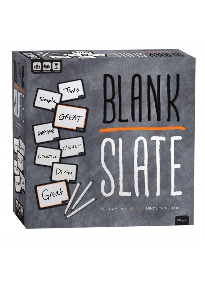 BLANK SLATE, The Game Where Great Minds Think Alike, Fun Family-Friendly Board Game, Word Association Party Game, Easy to Learn, Fun to Play Family Game Night, 3-8 Players, Ages 8+