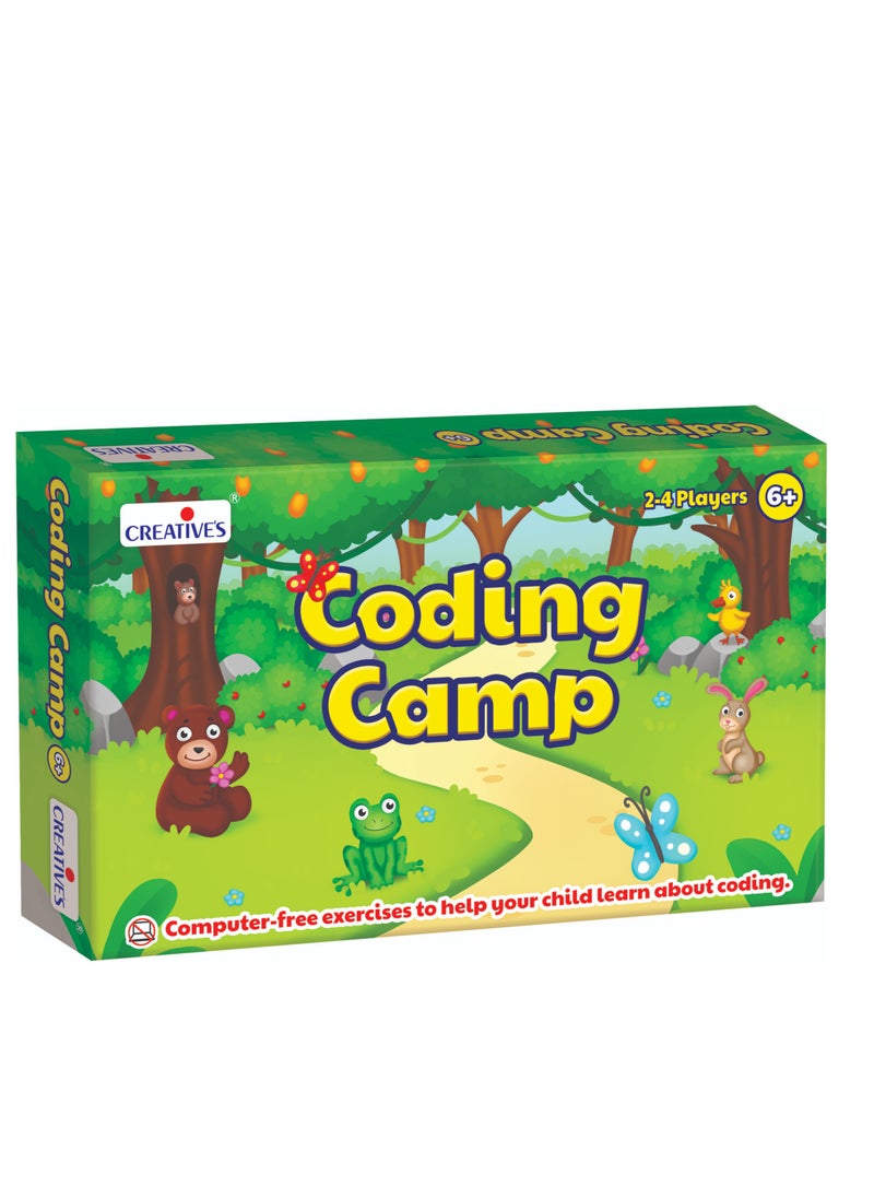 Creative's Coding Camp | Board Games | Learn Fundamentals of Coding Without Computer | Computer Free Exercises for Coding | Educational Board Game for Ages 6 & up