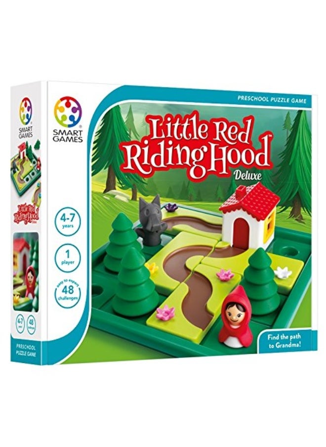 SmartGames Little Red Riding Hood Deluxe Skill-Building Board Game with Picture Book for Ages 4+