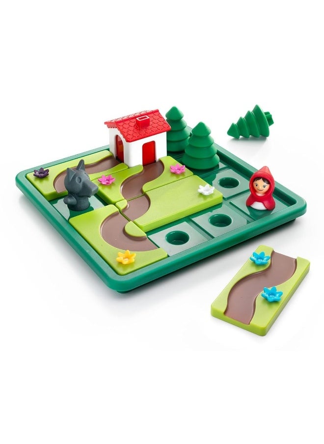 SmartGames Little Red Riding Hood Deluxe Skill-Building Board Game with Picture Book for Ages 4+