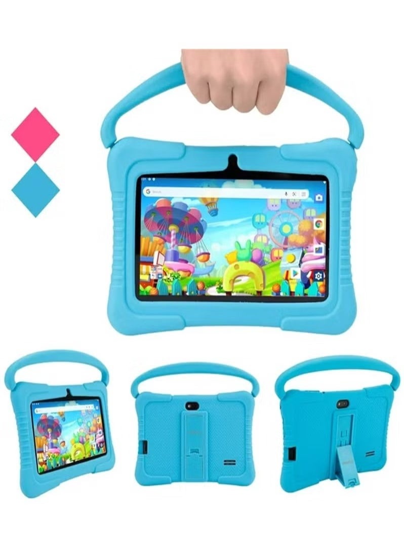 7 Inch Android Kids Tablet PC For Study Education 1G RAM 16G ROM WiFi 1024x600 Children Tablets With Silicone Tablet Case