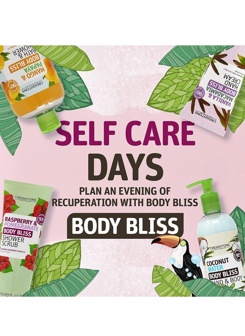 Body Bliss Raspberry and Pomegranate Hand Wash 500 ml Revitalise Your Senses and Boost Your Energy with Juicy Extracts of Raspberry and Pomegranate Vegan Friendly Cruelty Free