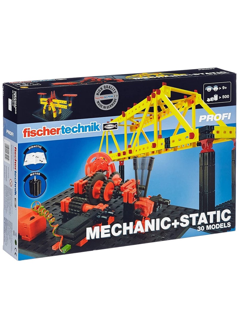 Fischertechnik Profi Mechanic & Static Building Kit for kids to be all future engineers and technicians