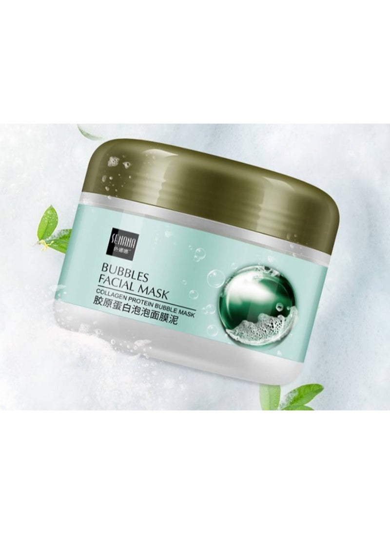 SeNana Collagen Bubble Mask Mud 100g for Moisturizing and Skin Cleansing