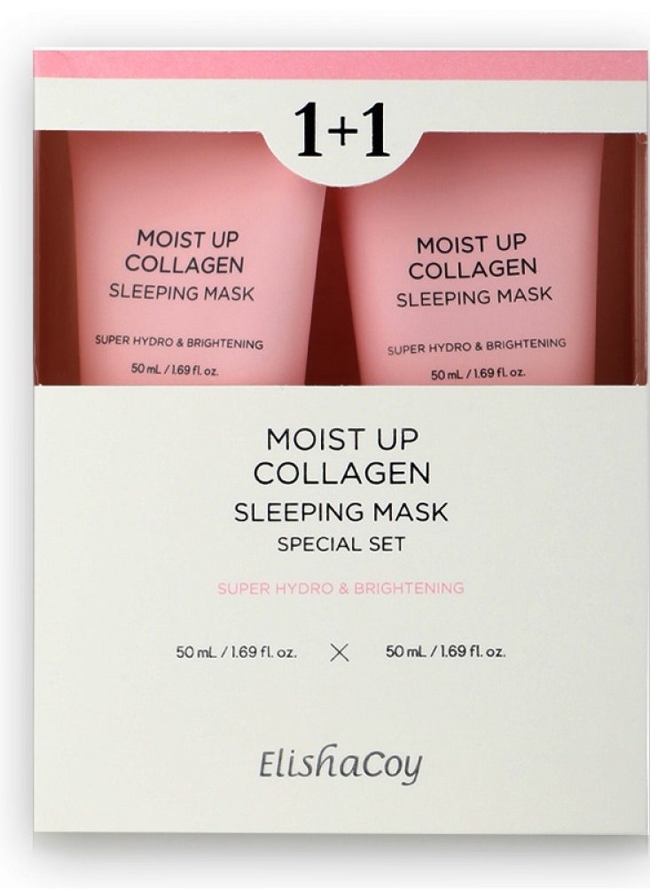 Moist Up Collagen Sleeping Mask by Elishacoy - 2x 50ml