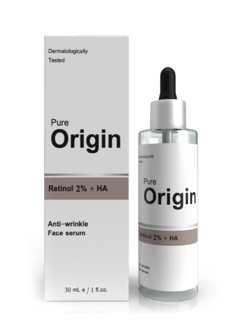 Pure Origin Retinol 2% + HA Serum 30ml