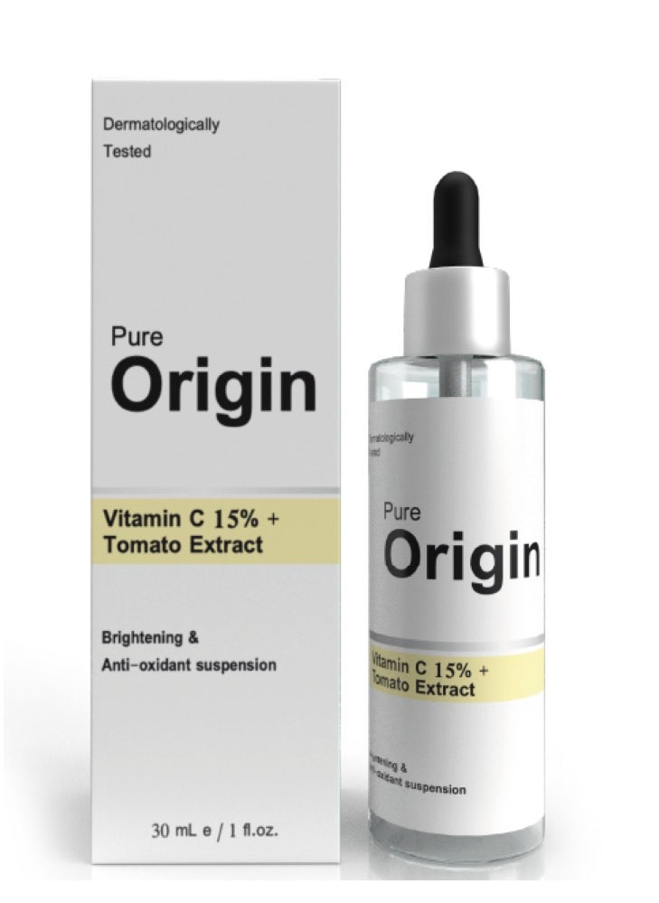 Pure Origin C 15% + Tomato Extract Serum 30ml