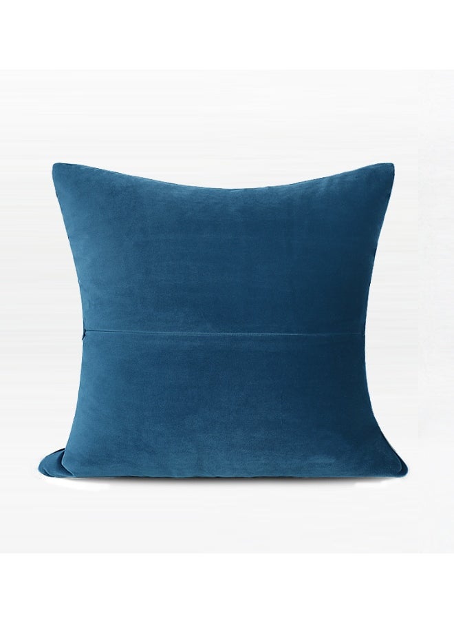 Navy Matrix Velvet Cushion