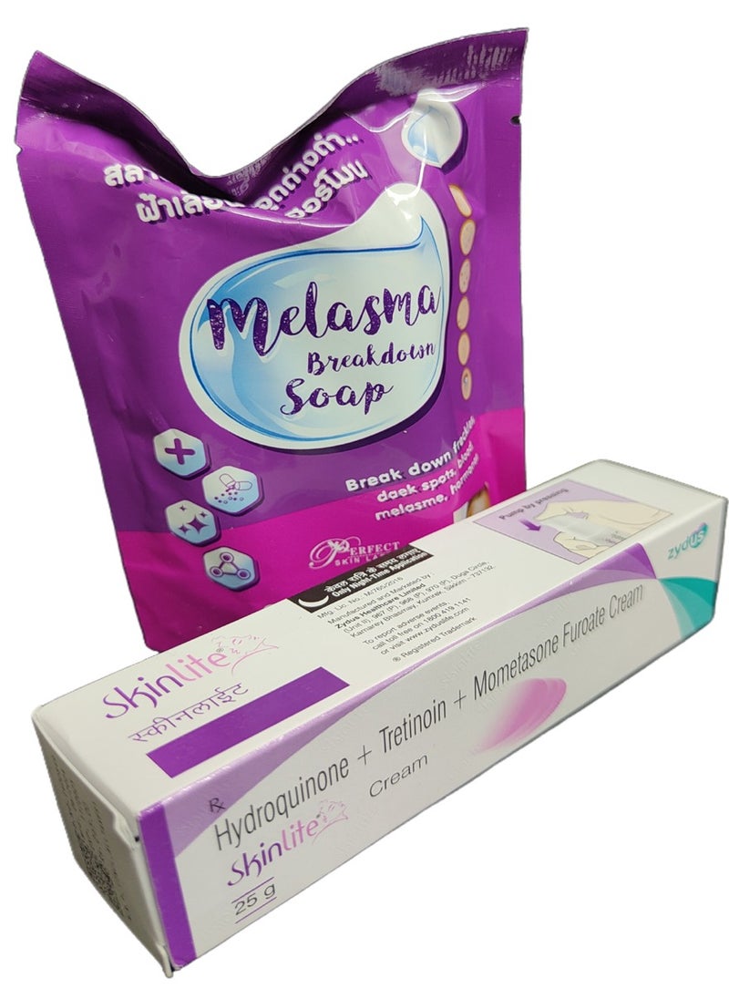 Effective Melasma treatment combined with skinlite cream