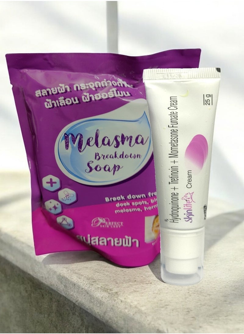 Effective Melasma treatment combined with skinlite cream