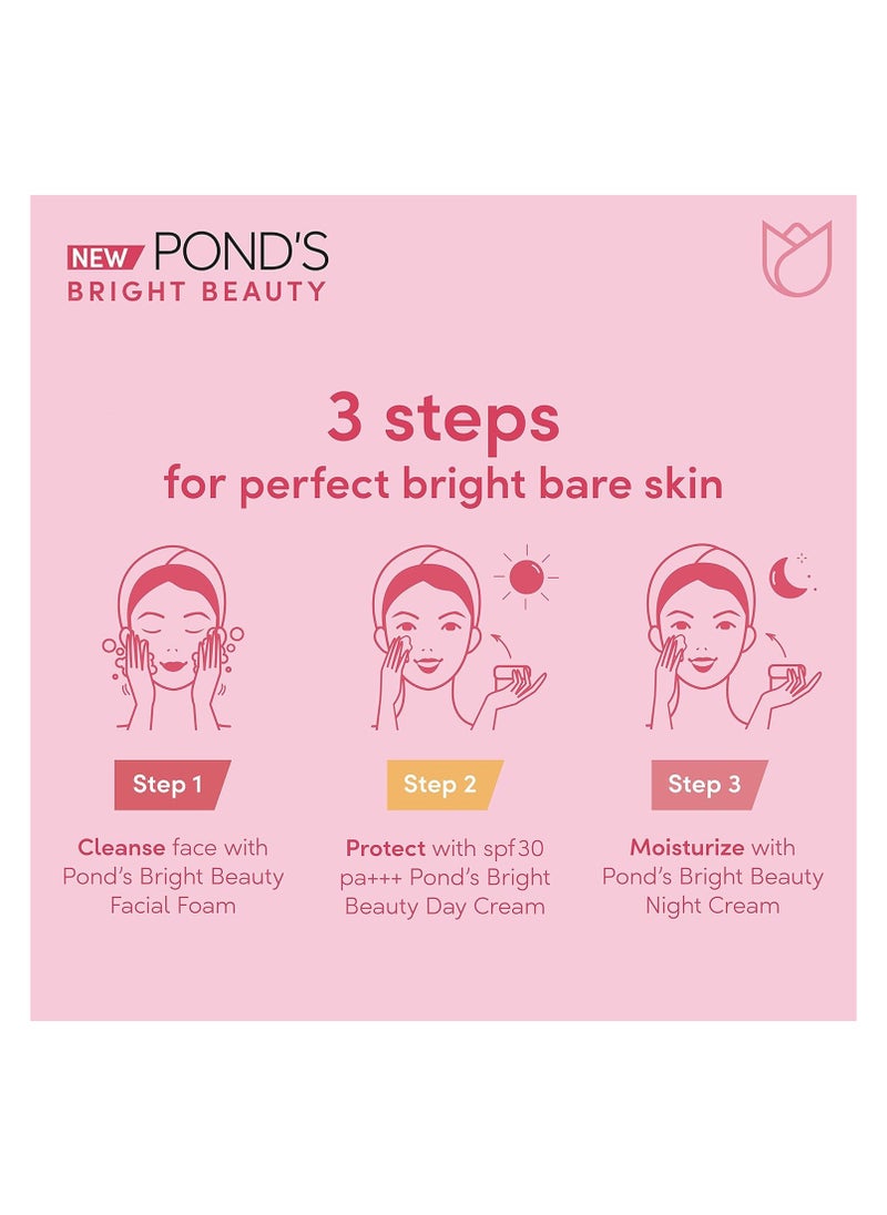 Pond's Bright Beauty Regimen Day Cream, Night Cream and Facial Cleanser