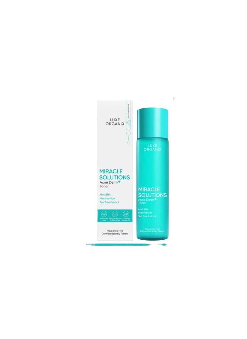 Miracle solutions acne derm toner