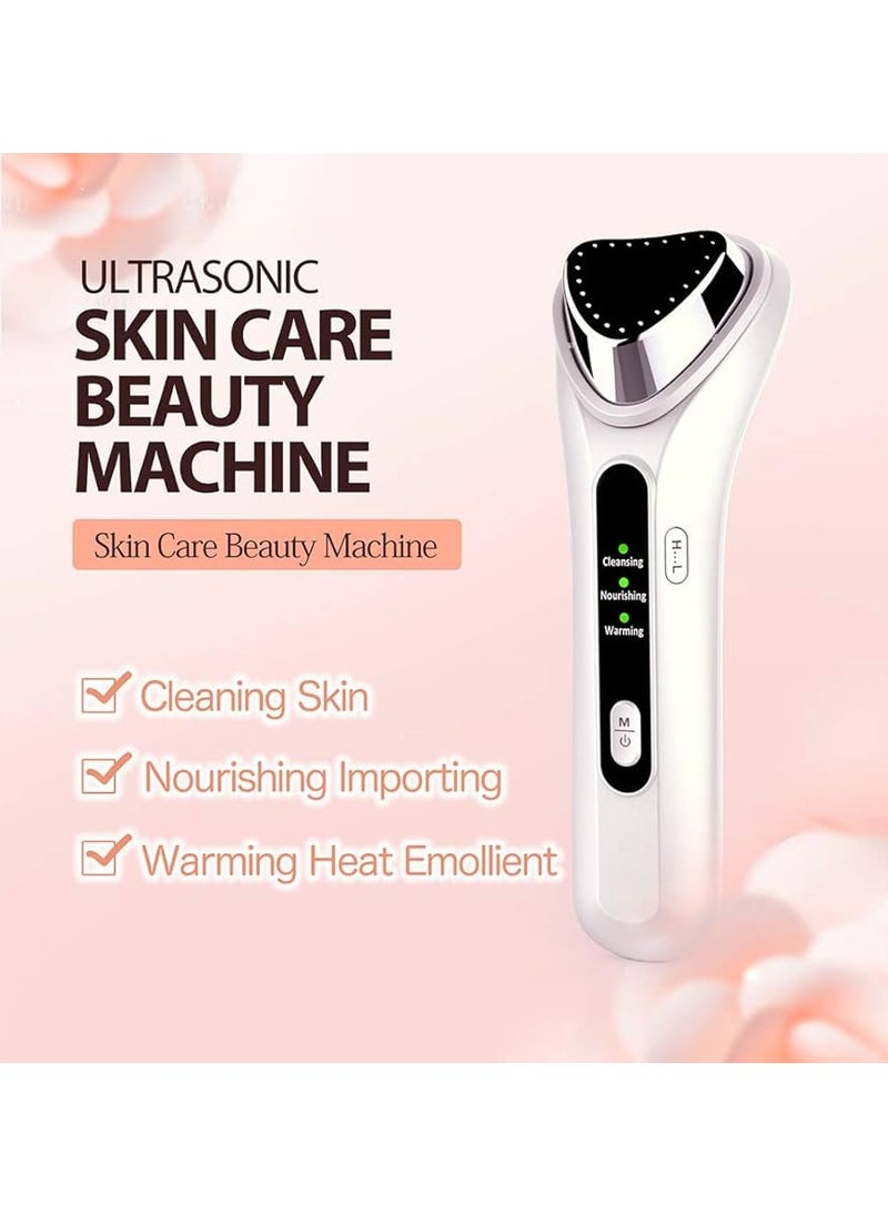 Beauty Device, Facial Cleaner,Hot and Cold Skin Care Facial Massager Device